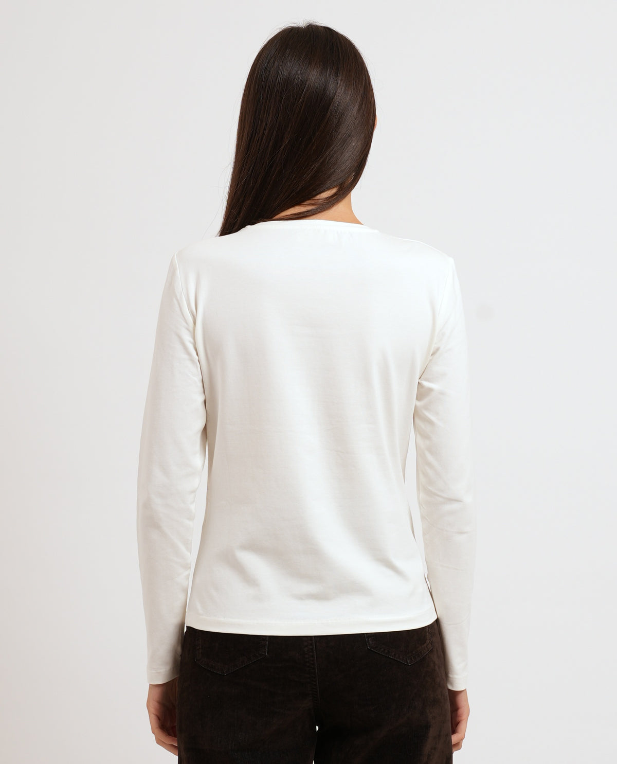T-shirt da donna Gaudi in jersey con stampa e strass 