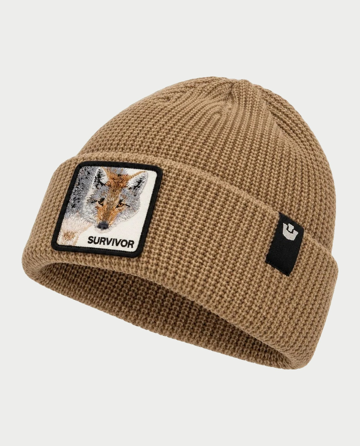 Cappello beanie Goorin con lupo 