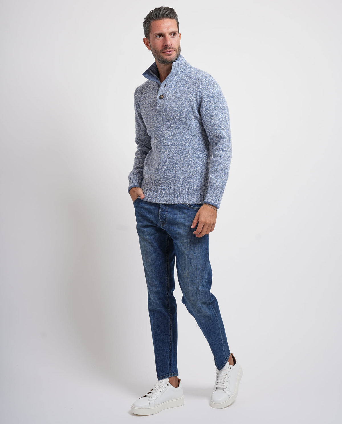 Maglione a lupetto uomo Gran Sasso 
