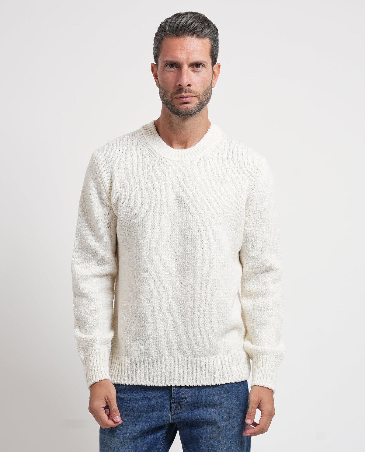 Pullover uomo Gran Sasso a maglia grossa 