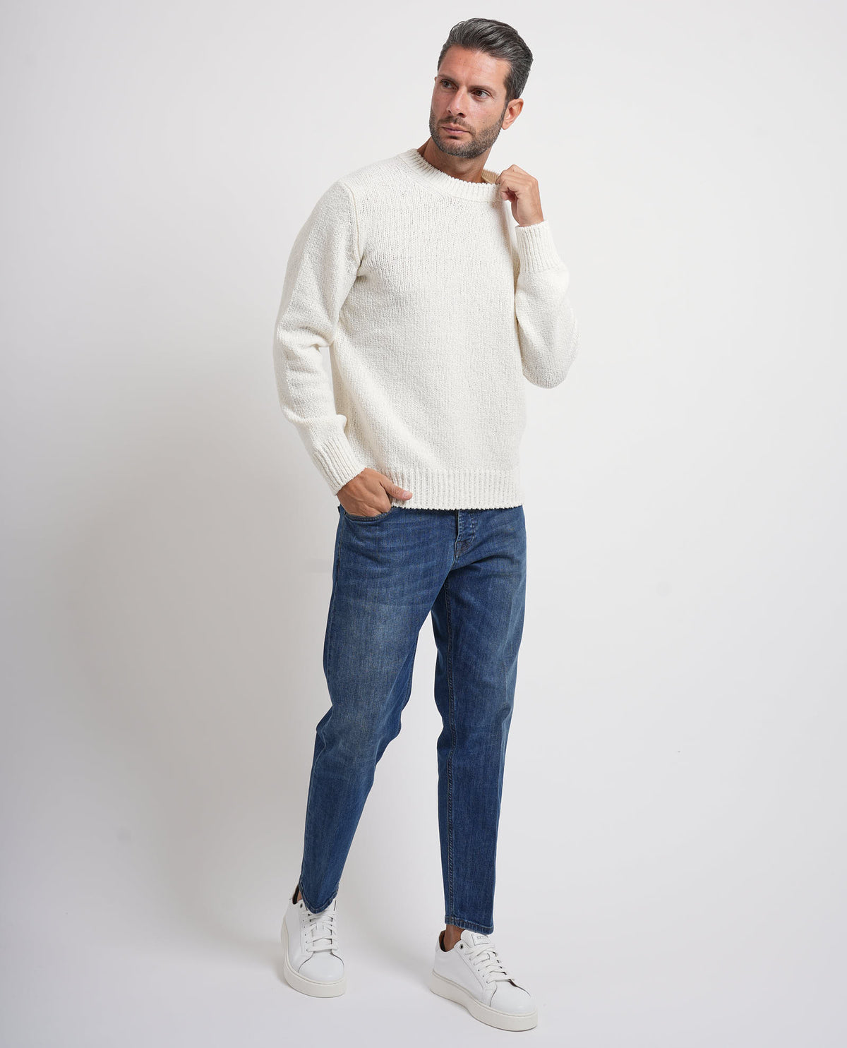 Pullover uomo Gran Sasso a maglia grossa 