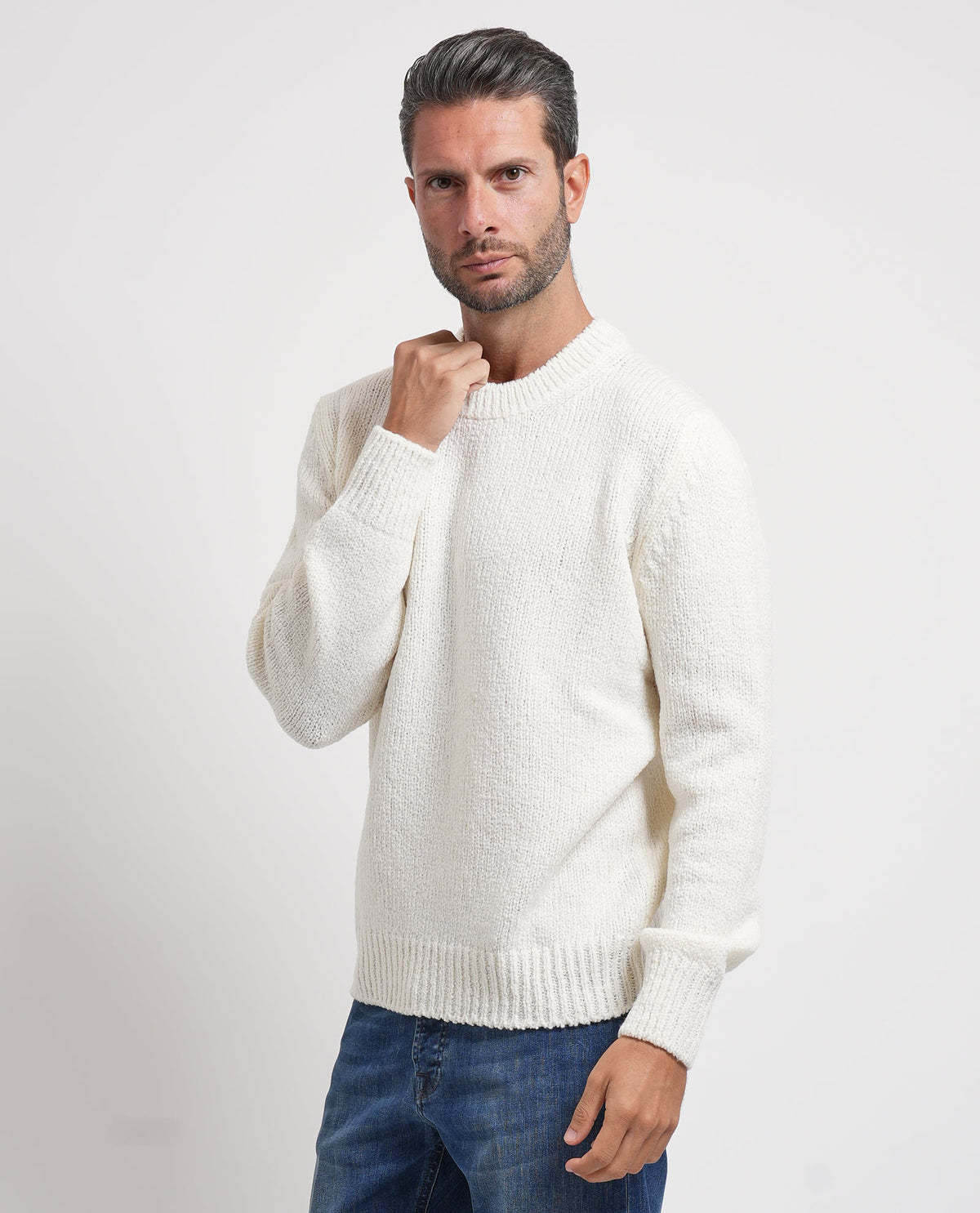 Pullover uomo Gran Sasso a maglia grossa 