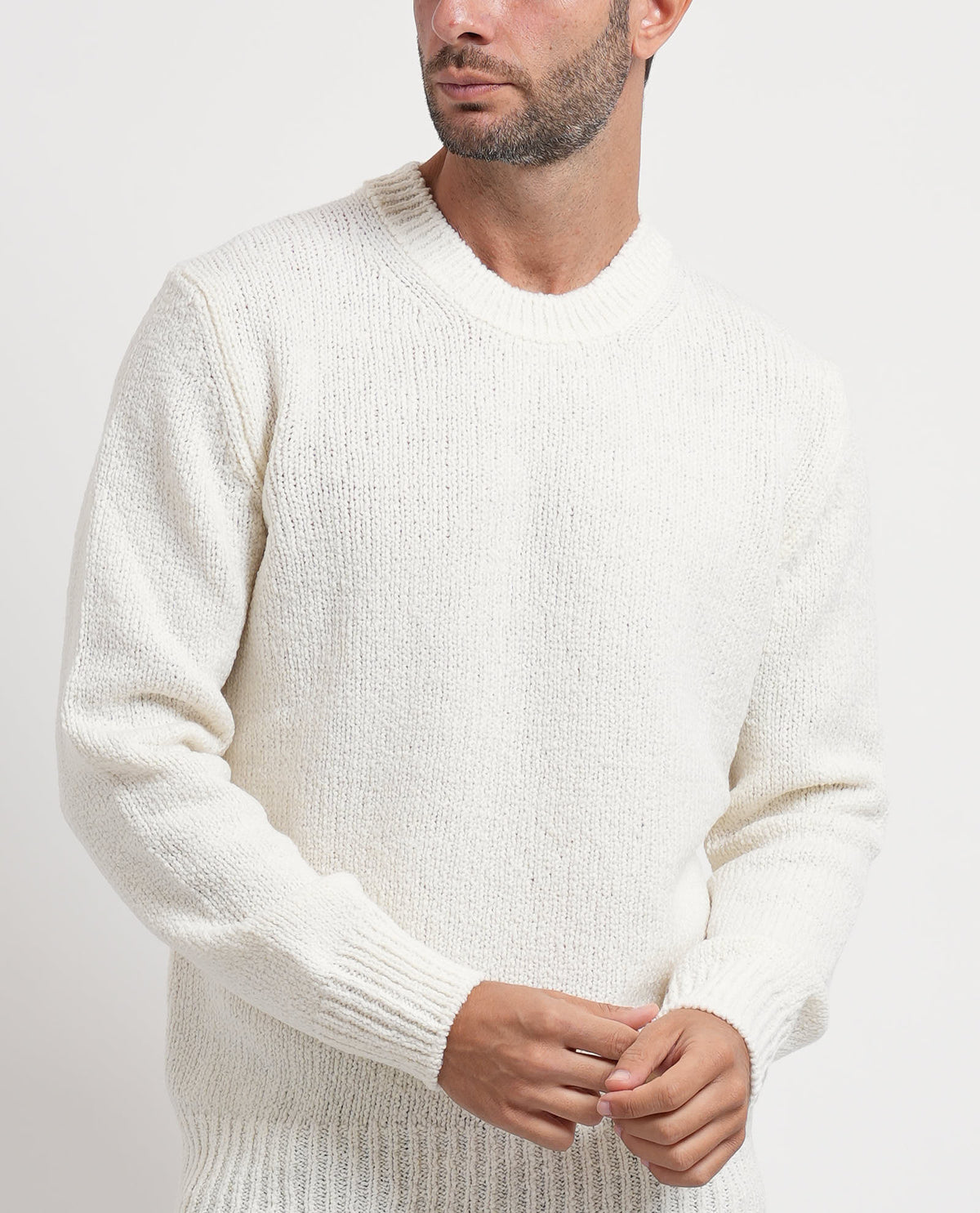Pullover uomo Gran Sasso a maglia grossa 