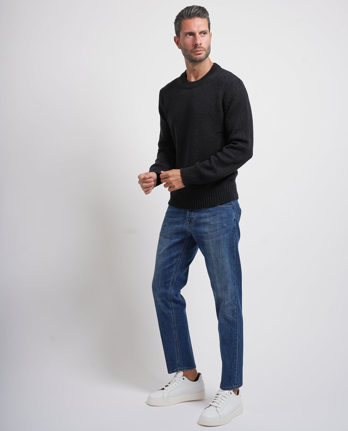 Pullover uomo Gran Sasso a maglia grossa 