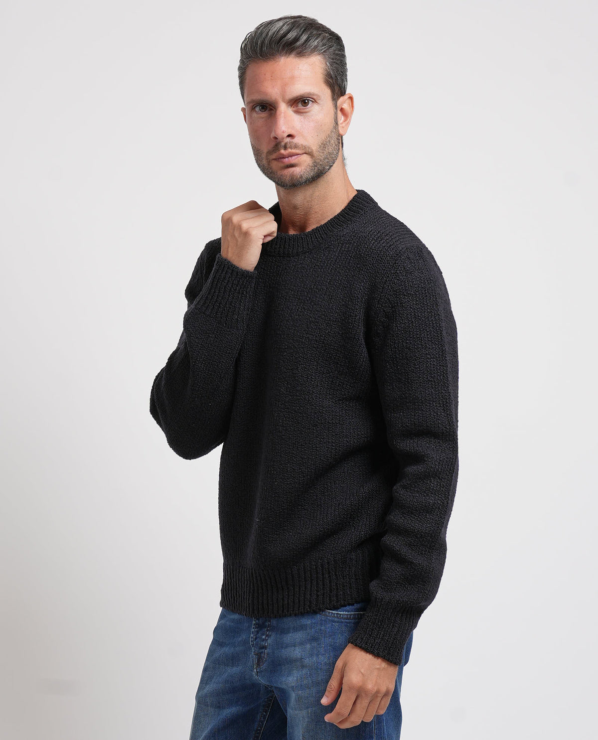 Pullover uomo Gran Sasso a maglia grossa 