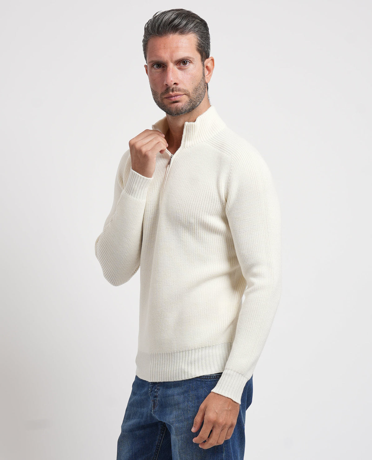 Maglione uomo Gran Sasso a costine 