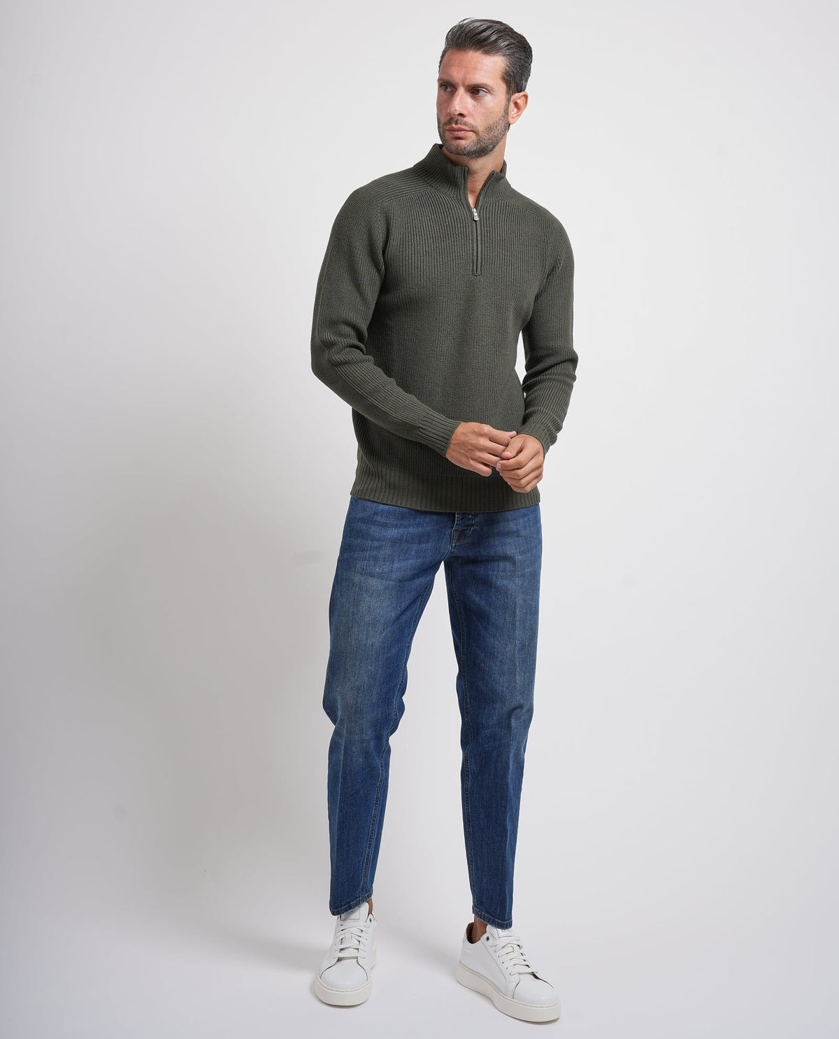 Maglione uomo Gran Sasso a costine 