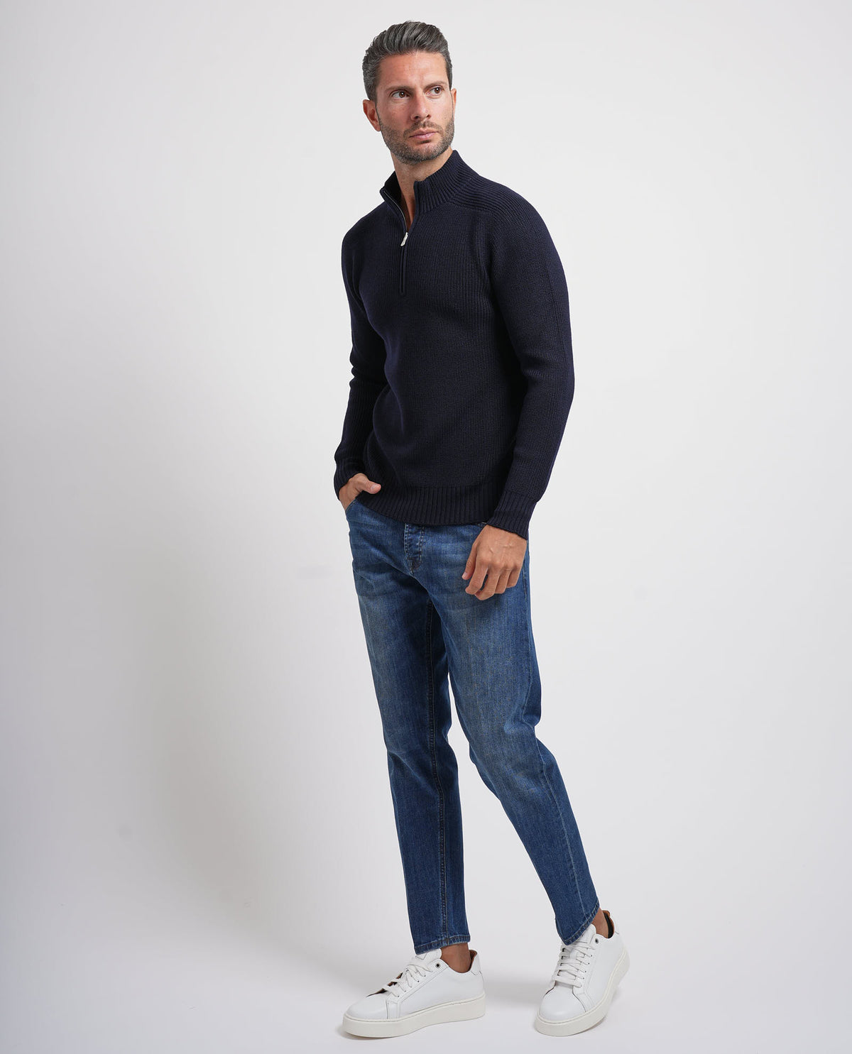 Maglione uomo Gran Sasso a costine 