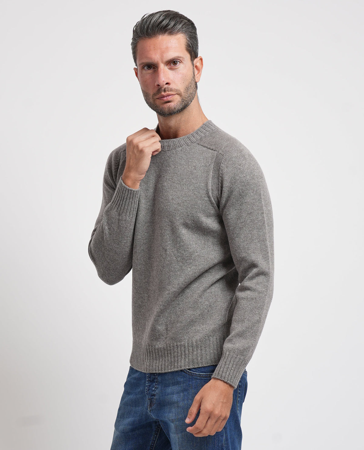 Maglione uomo Gran Sasso in lana vergine 