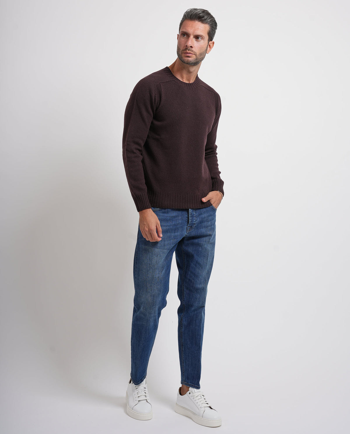Maglione uomo Gran Sasso in lana vergine 