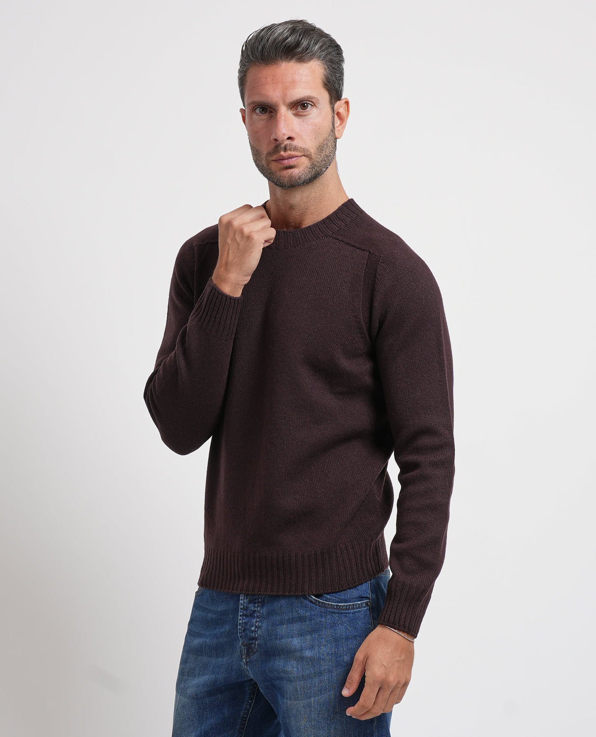Maglione uomo Gran Sasso in lana vergine 