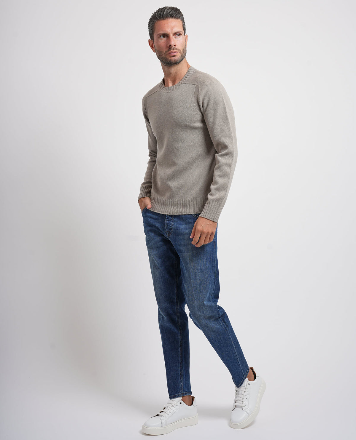 Maglione uomo Gran Sasso in lana vergine 