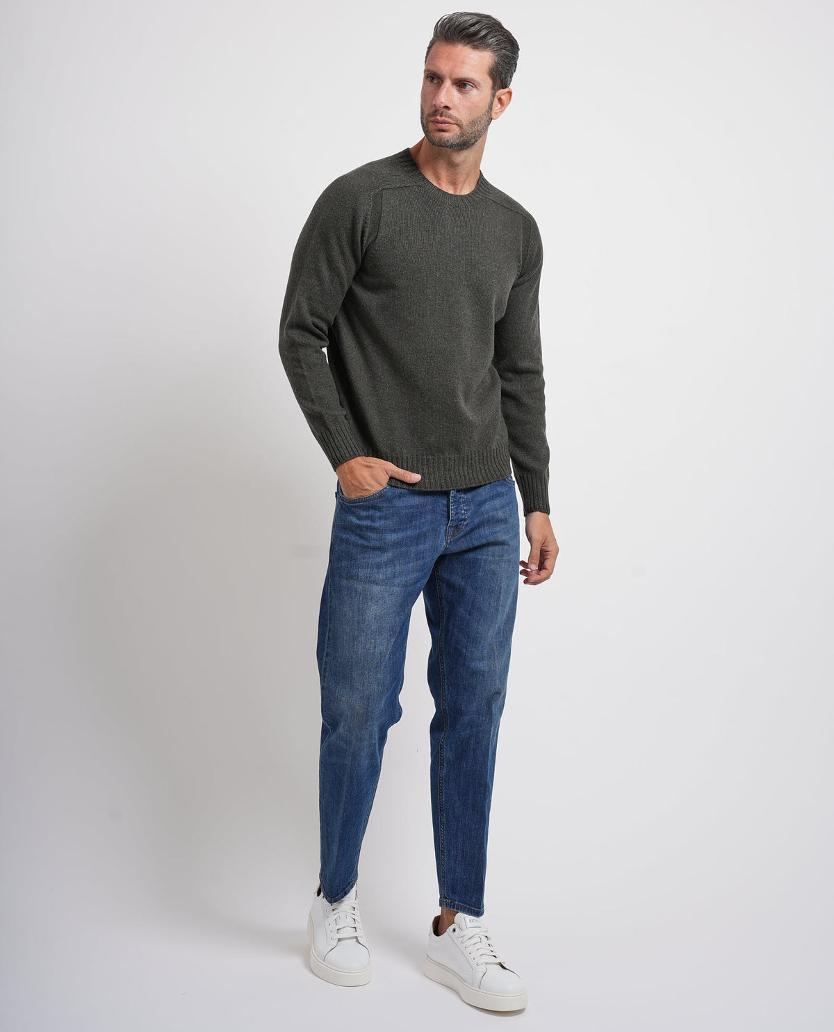 Maglione uomo Gran Sasso in lana vergine 