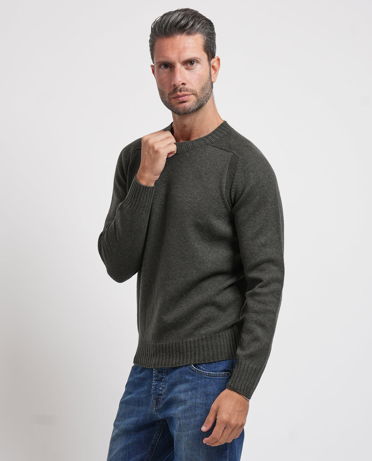 Maglione uomo Gran Sasso in lana vergine 