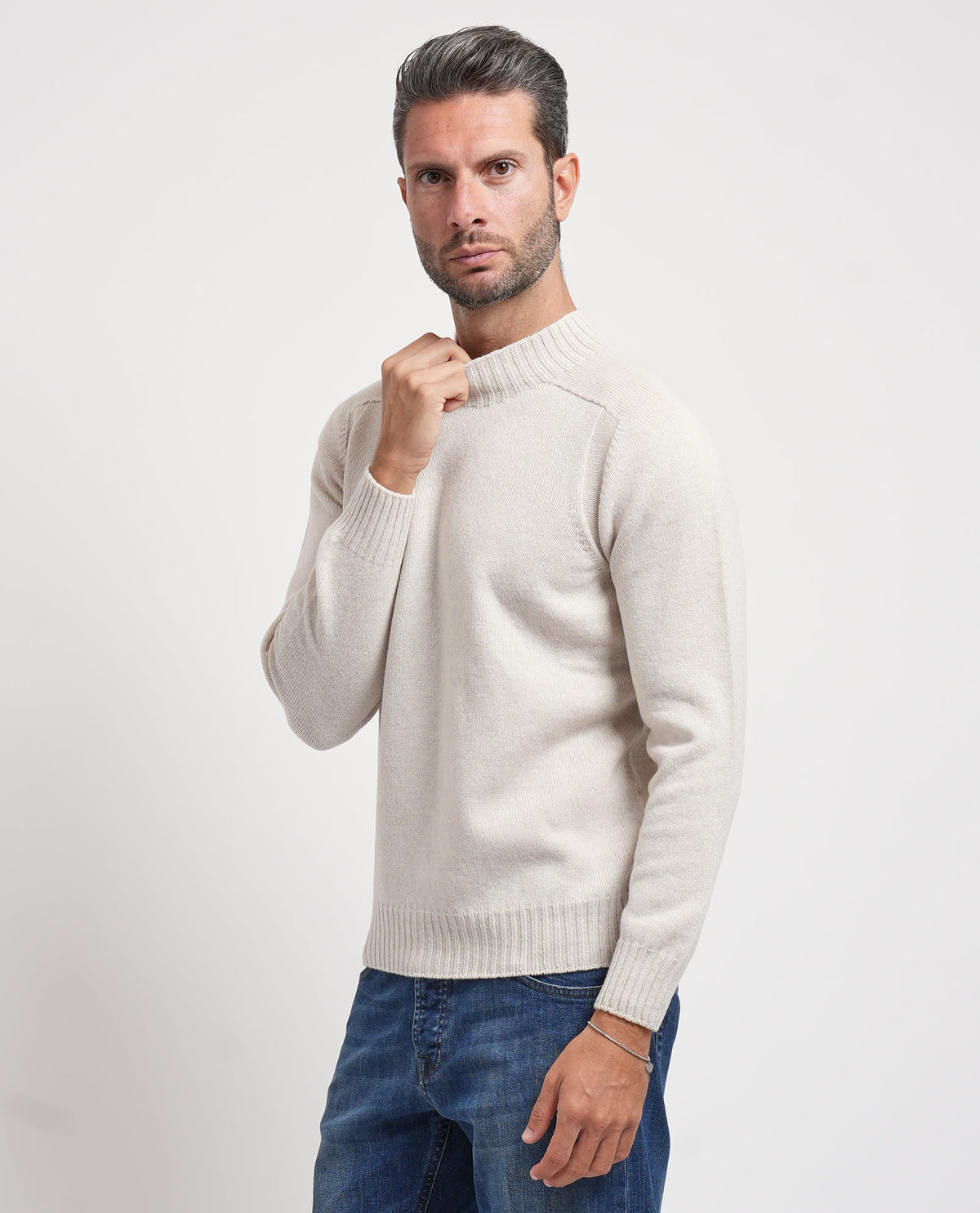 Maglione uomo Gran Sasso in misto cashmere 