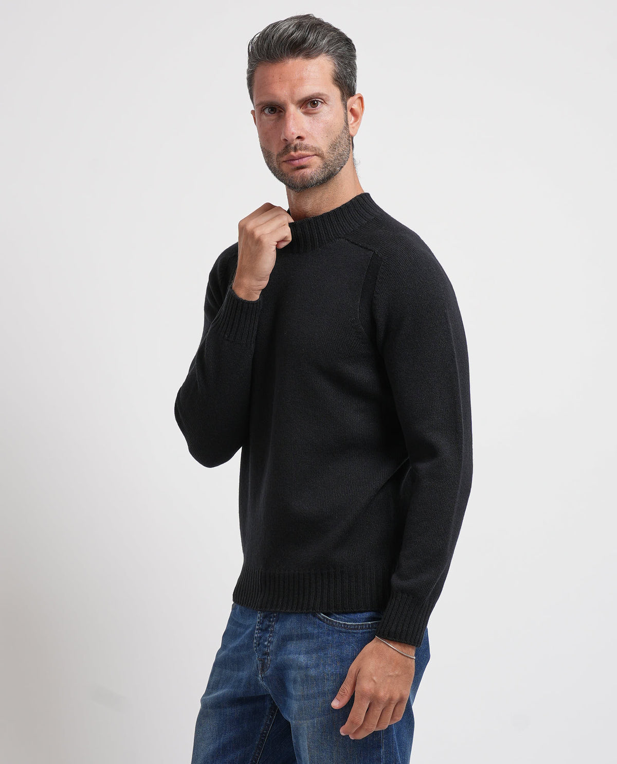 Maglione uomo Gran Sasso in misto cashmere 