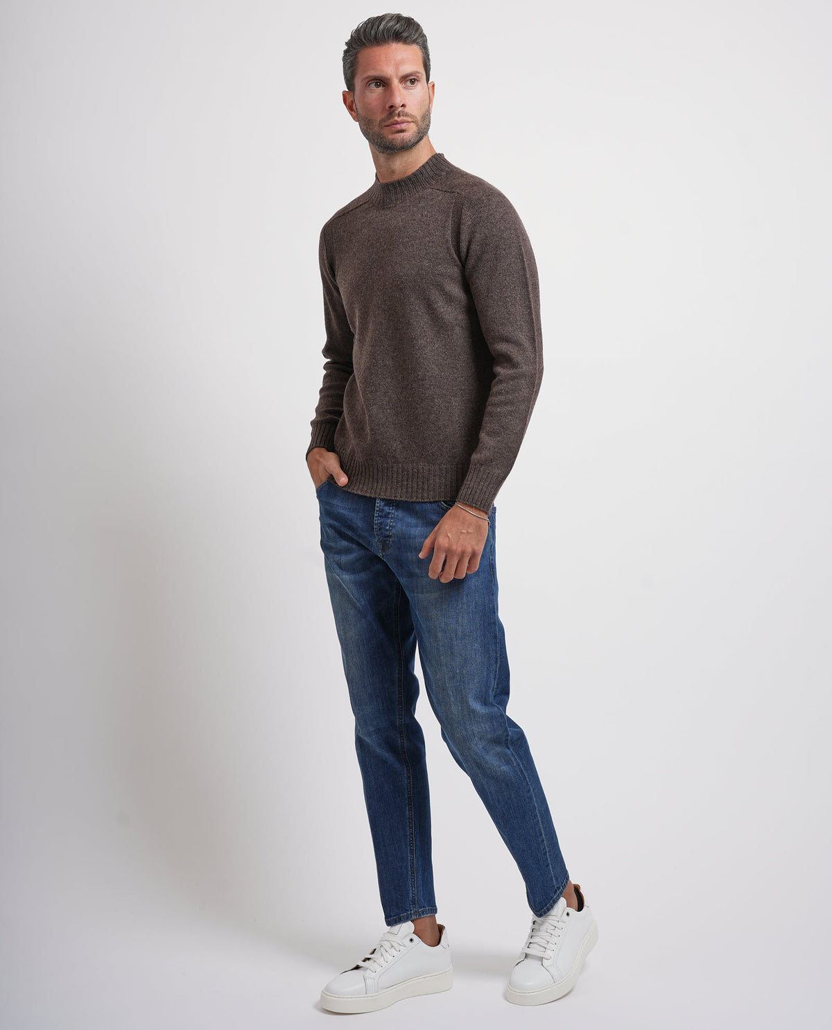 Maglione uomo Gran Sasso in misto cashmere 