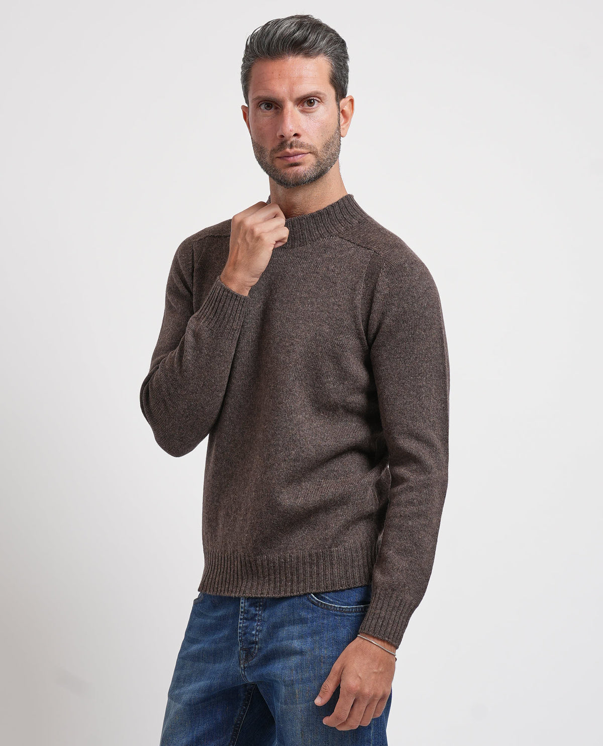 Maglione uomo Gran Sasso in misto cashmere 