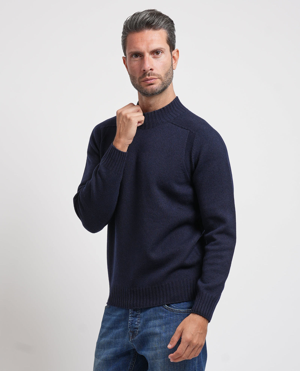 Maglione uomo Gran Sasso in misto cashmere 