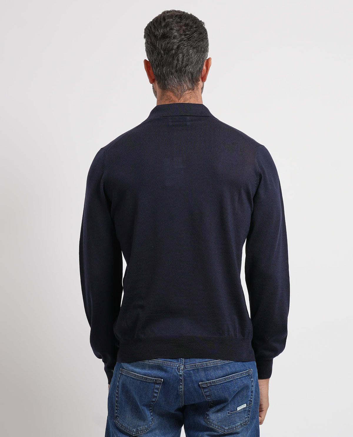 Maglia uomo Gran Sasso con colletto a polo 