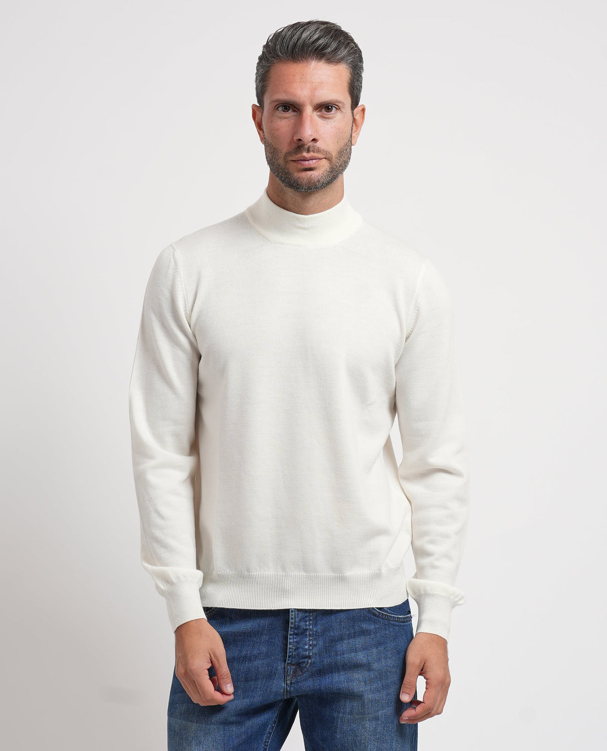 Maglione uomo Gran Sasso mezzo collo 