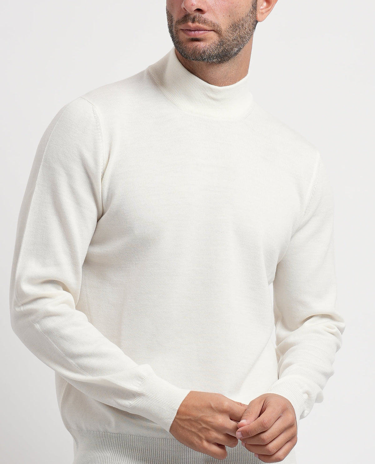 Maglione uomo Gran Sasso mezzo collo 