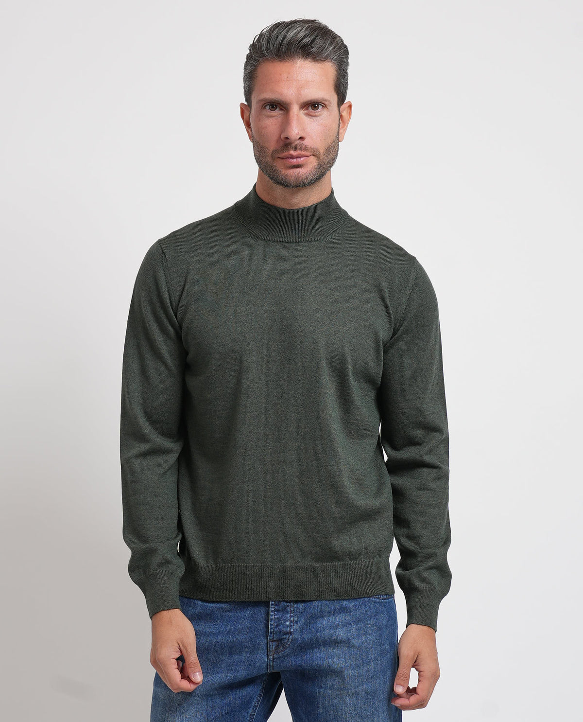 Maglione uomo Gran Sasso mezzo collo 