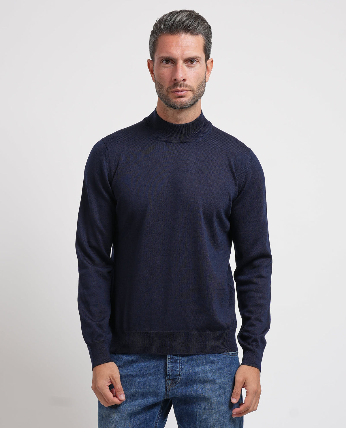 Maglione uomo Gran Sasso mezzo collo 