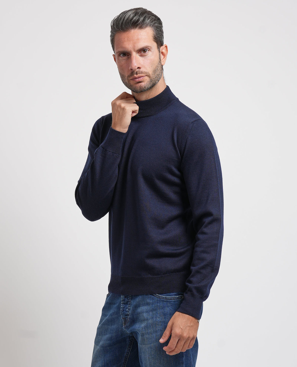 Maglione uomo Gran Sasso mezzo collo 
