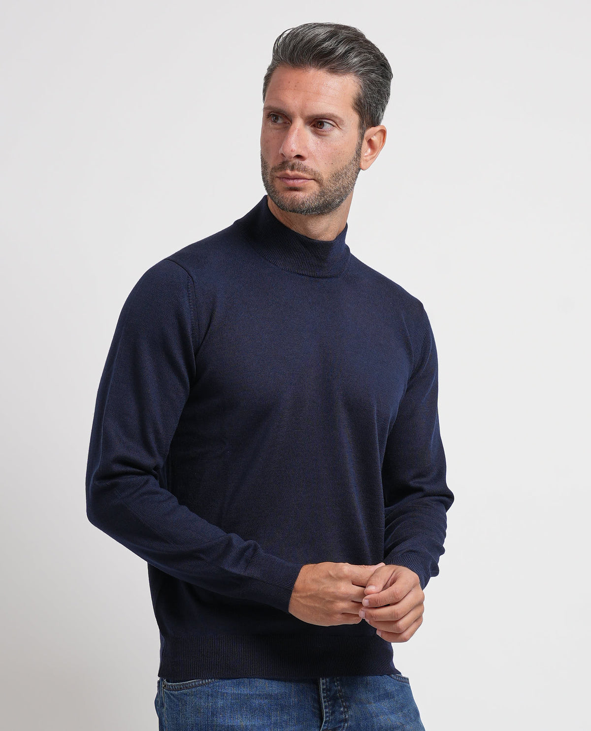 Maglione uomo Gran Sasso mezzo collo 