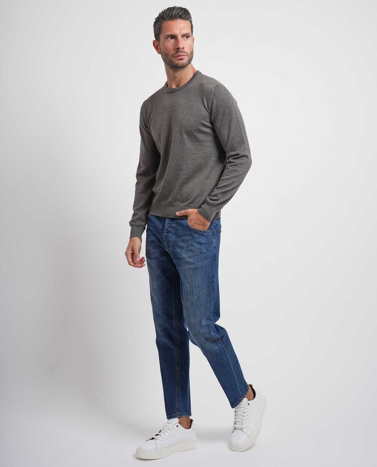 Maglione uomo Gran Sasso in lana merino 