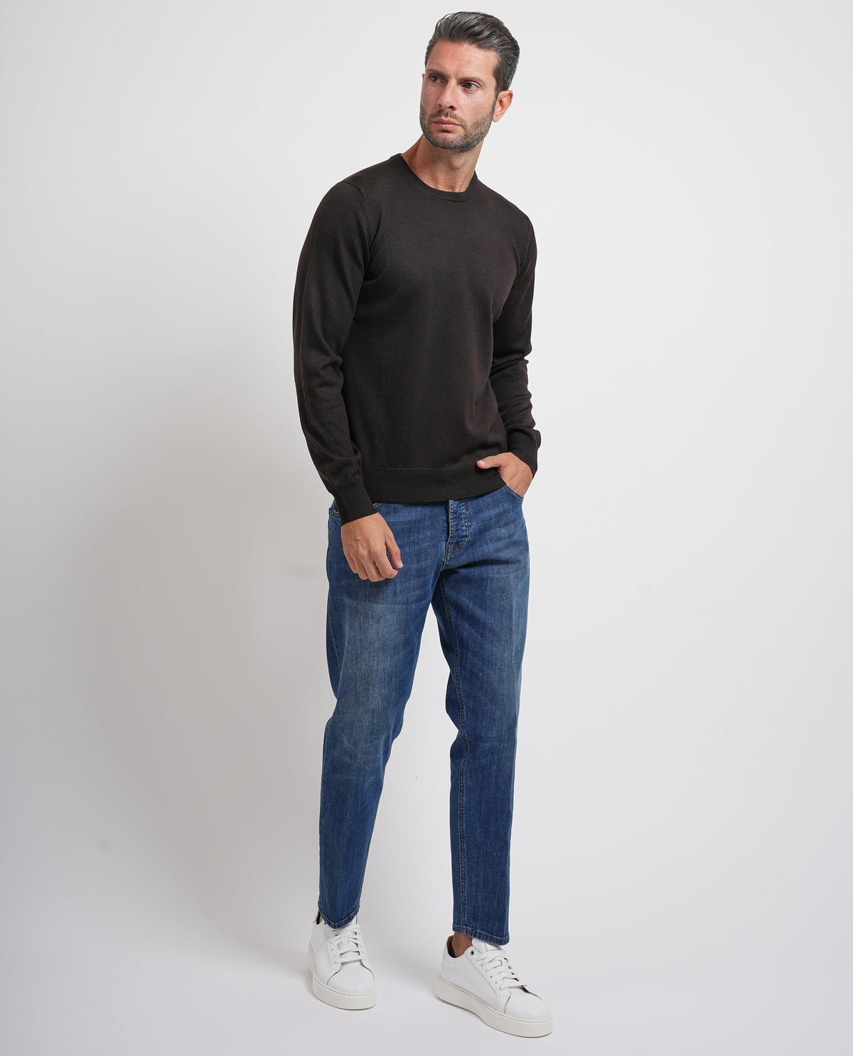 Maglione uomo Gran Sasso in lana merino 