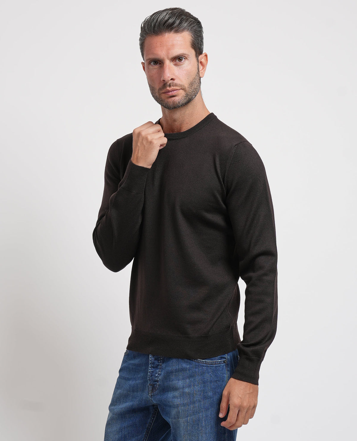 Maglione uomo Gran Sasso in lana merino 