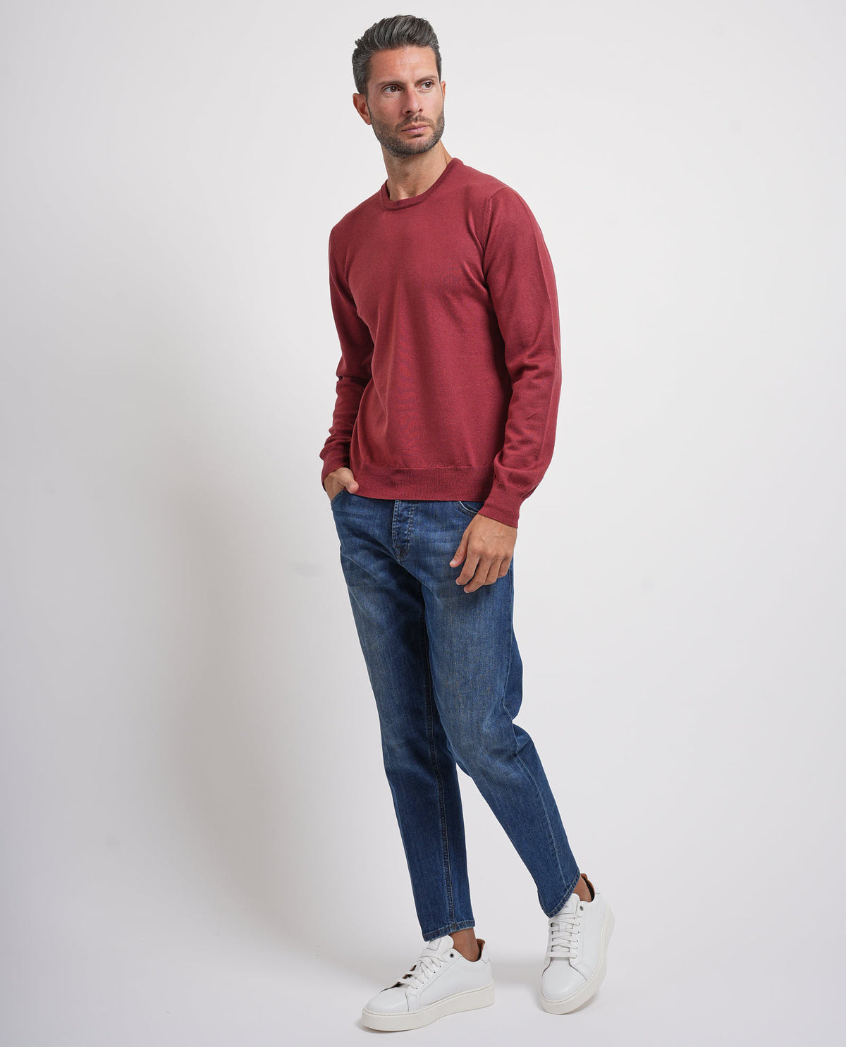 Maglione uomo Gran Sasso in lana merino 