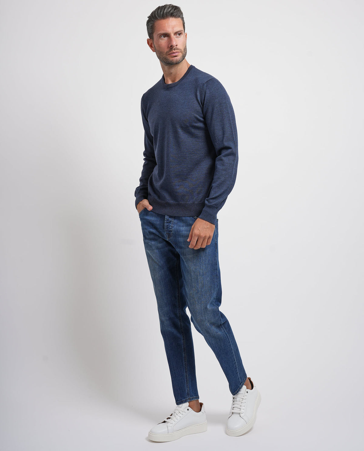 Maglione uomo Gran Sasso in lana merino 