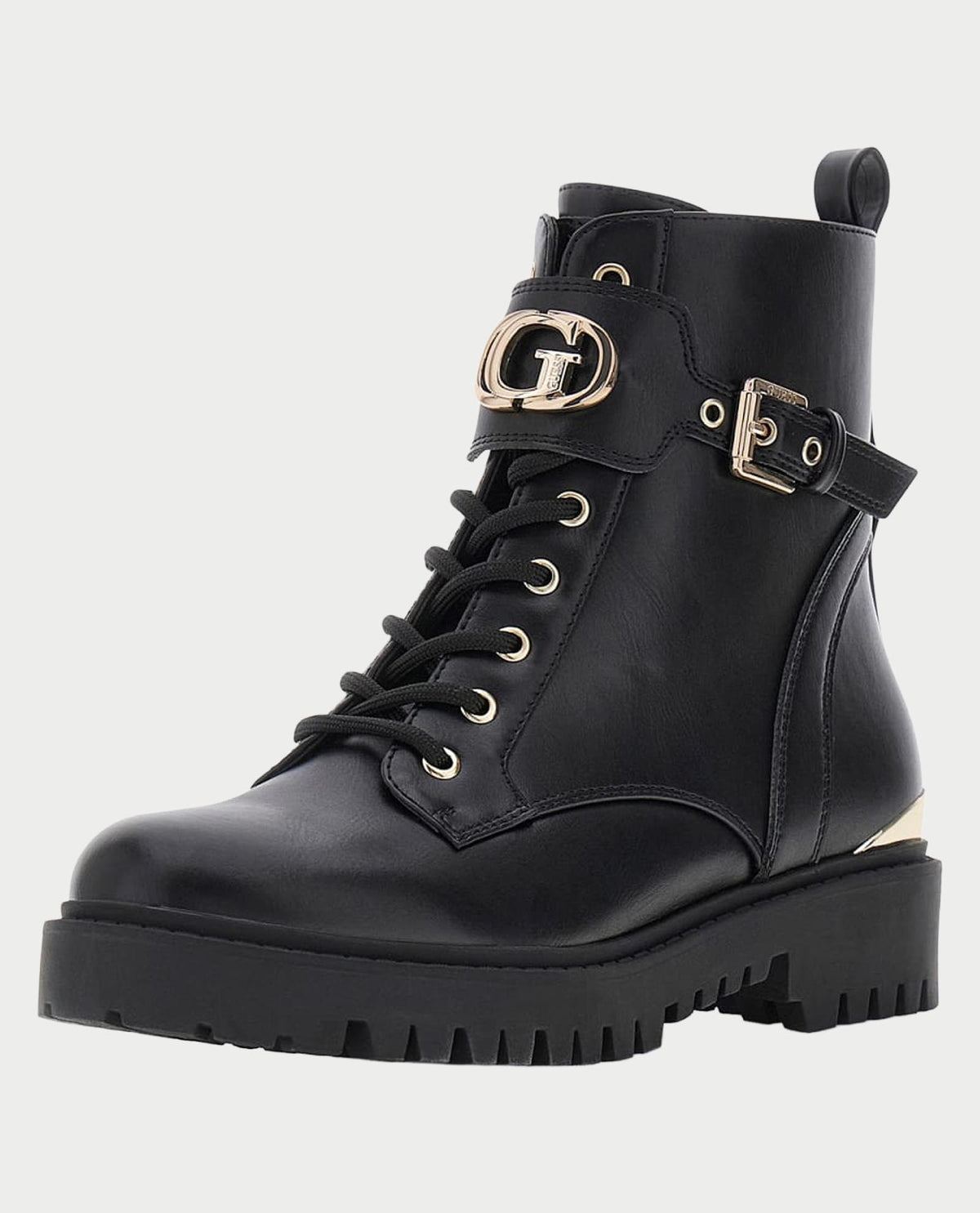 Stivali donna Guess con logo e cinturino 
