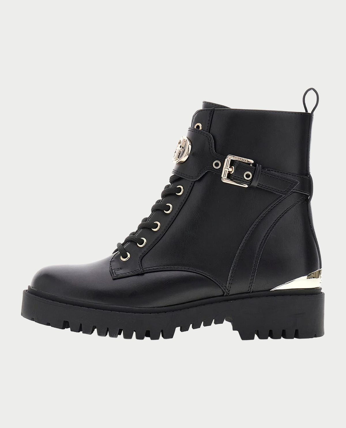 Stivali donna Guess con logo e cinturino 