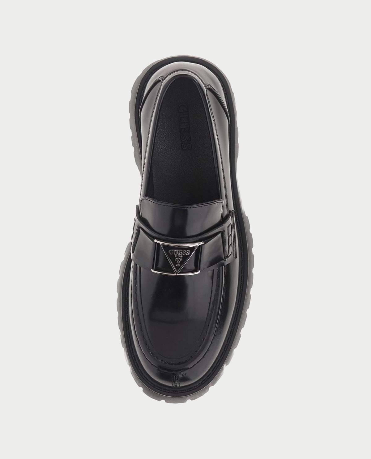 Mocassino uomo Guess con logo triangolo 
