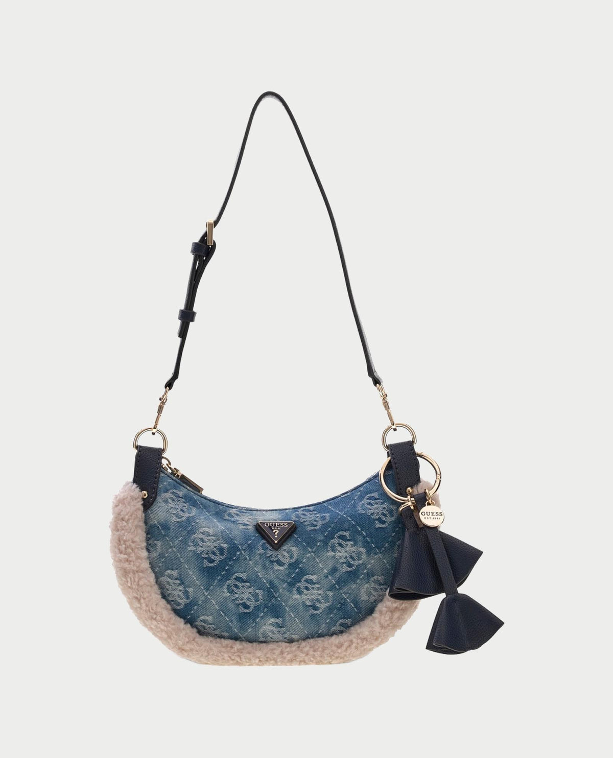Borsa a spalla Guess con ciondolo 
