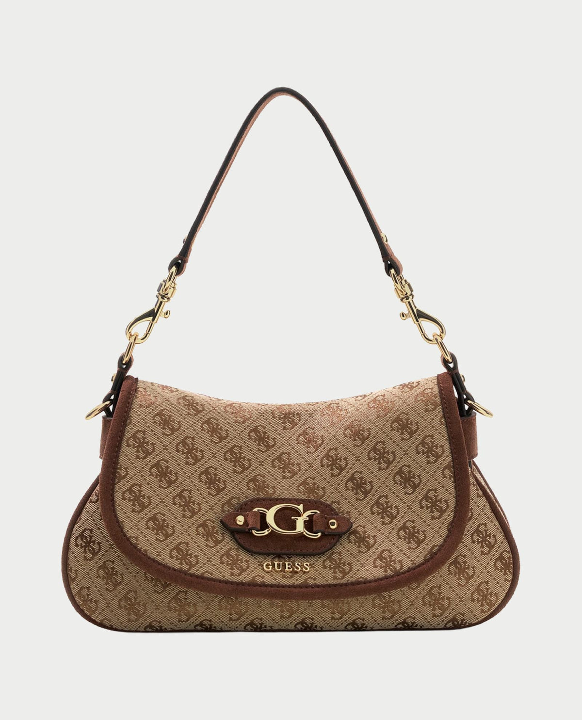 Borsa a spalla con logo Guess donna 