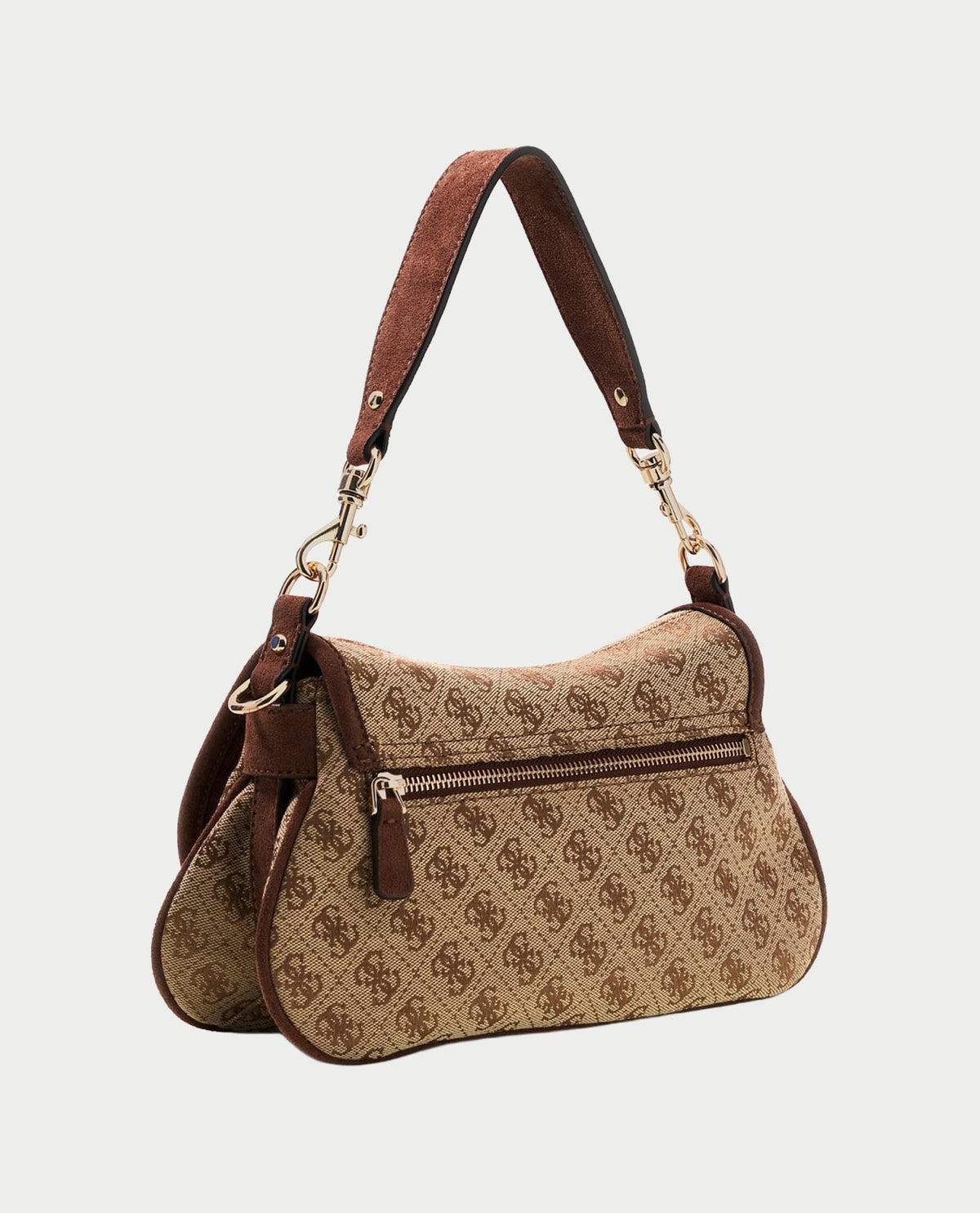 Borsa a spalla con logo Guess donna 