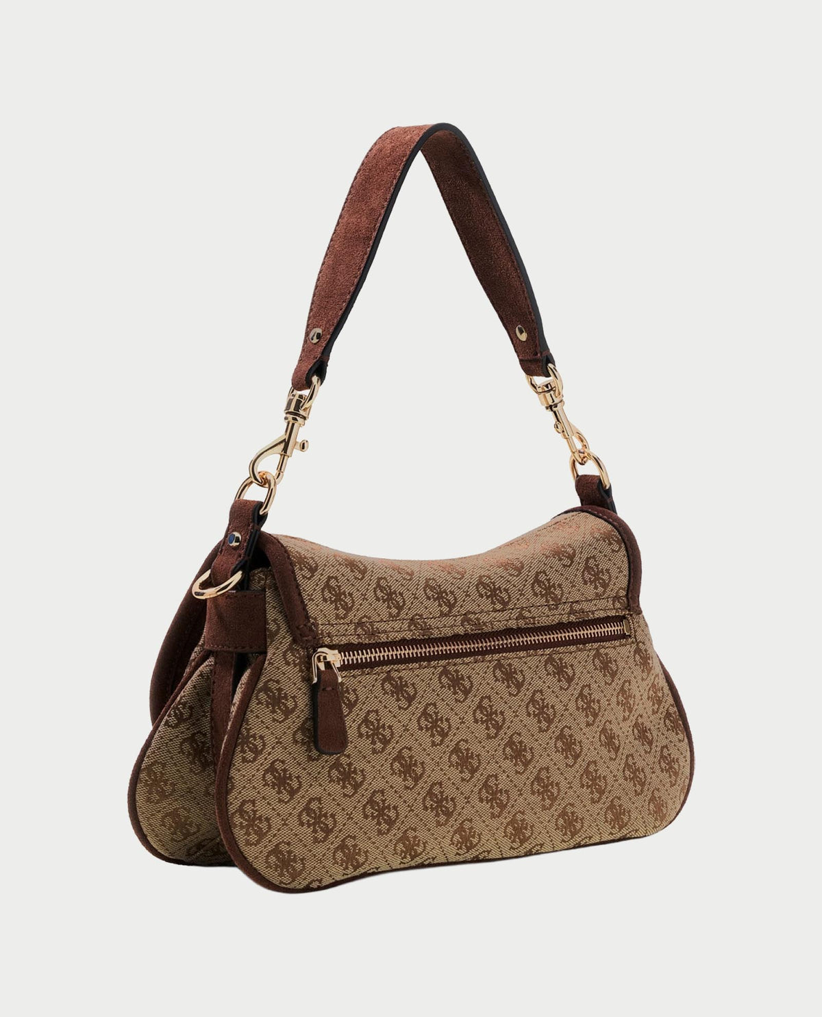 Borsa a spalla con logo Guess donna 