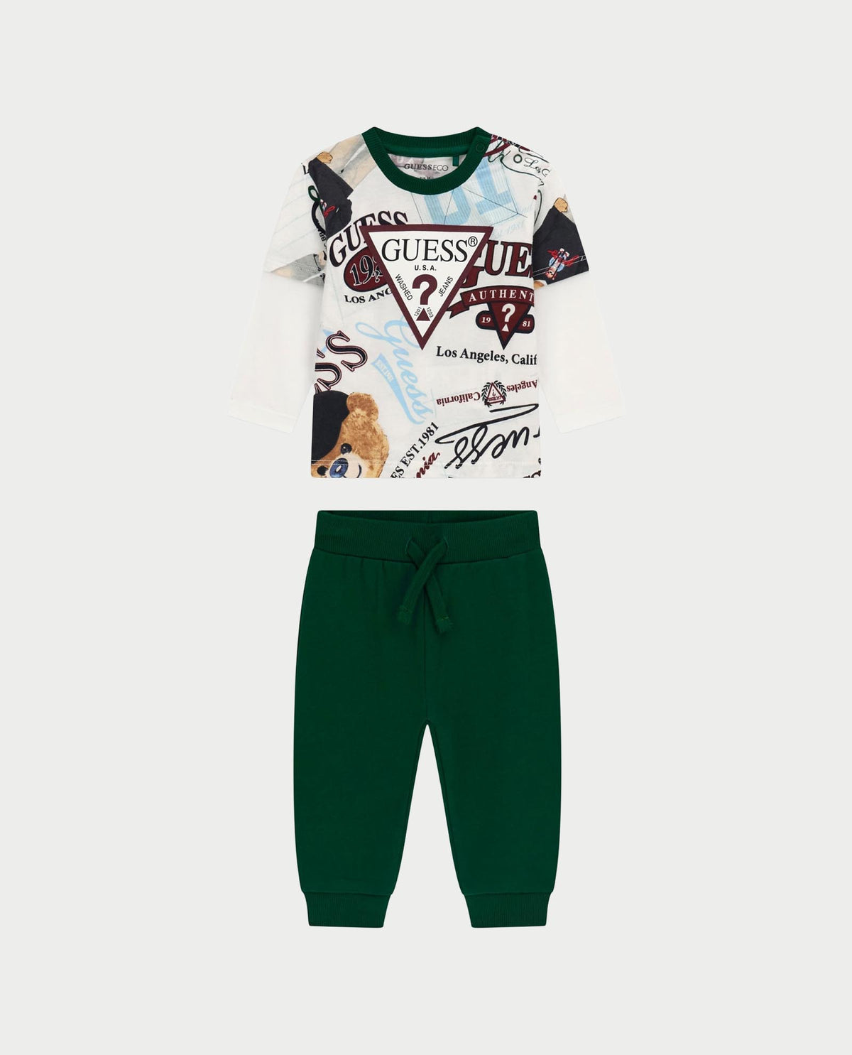 Completo Guess bambino t-shirt e pantalone 
