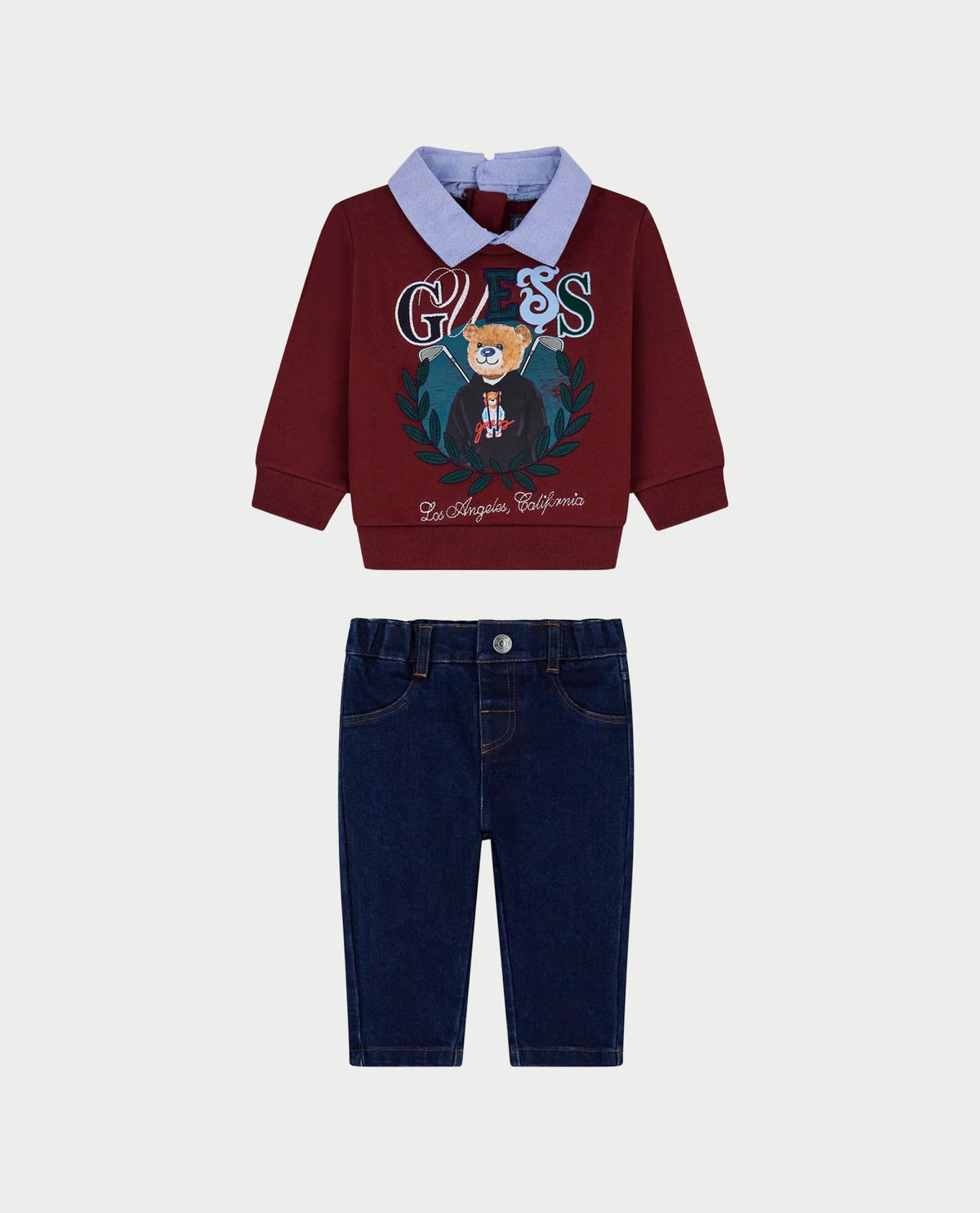 Completo Guess bambino felpa e jeans 