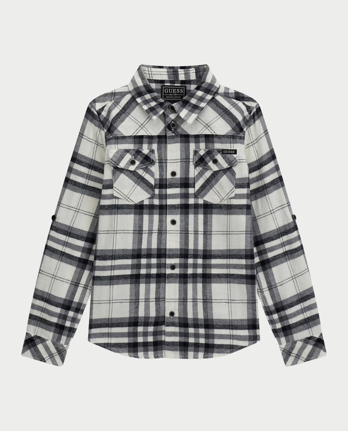 Camicia bambino Guess con tasconi 