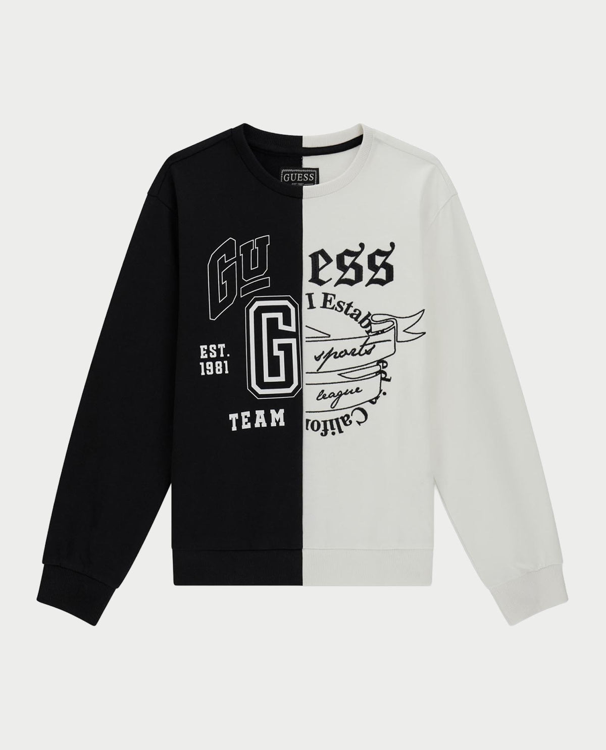 Felpa Guess bambino bicolor 