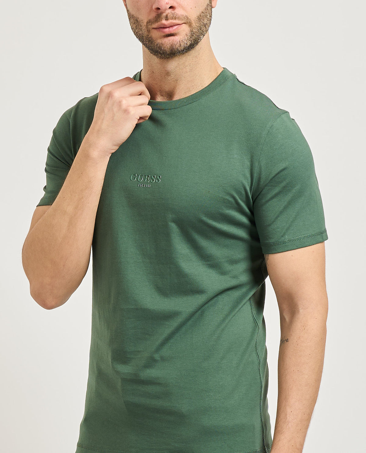T-shirt Aidy uomo Guess girocollo<BR/> 
