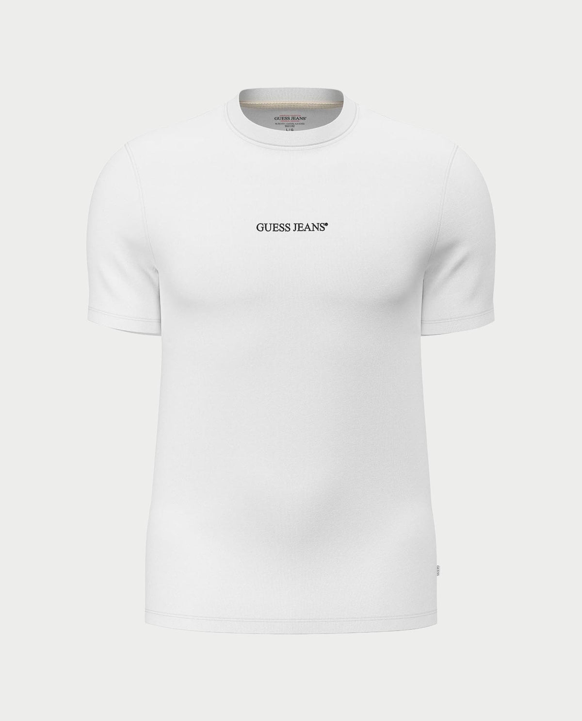 T-shirt uomo Guess con logo ricamato<BR/> 