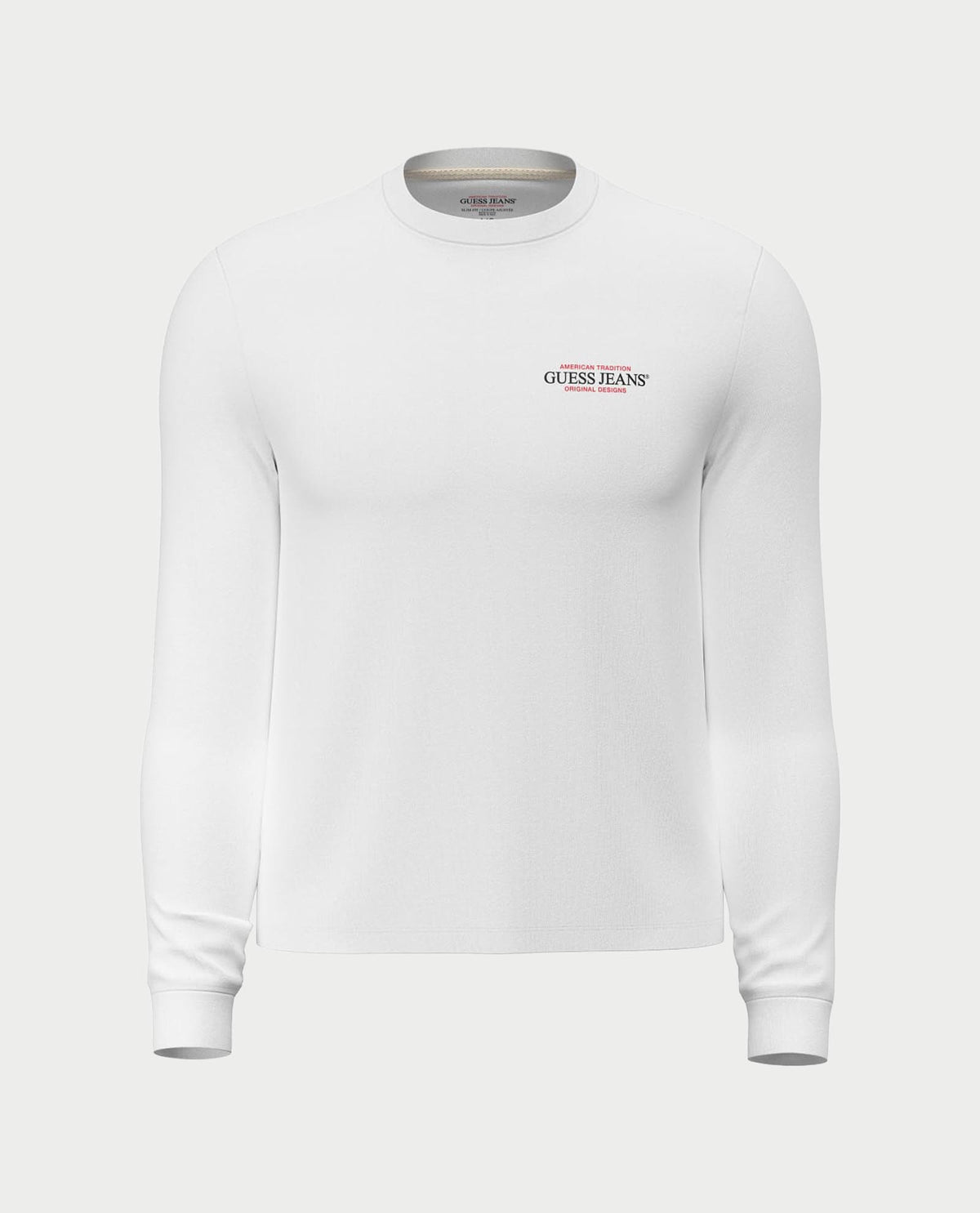 T-shirt Guess uomo slim fit a manica lunga<BR/> 