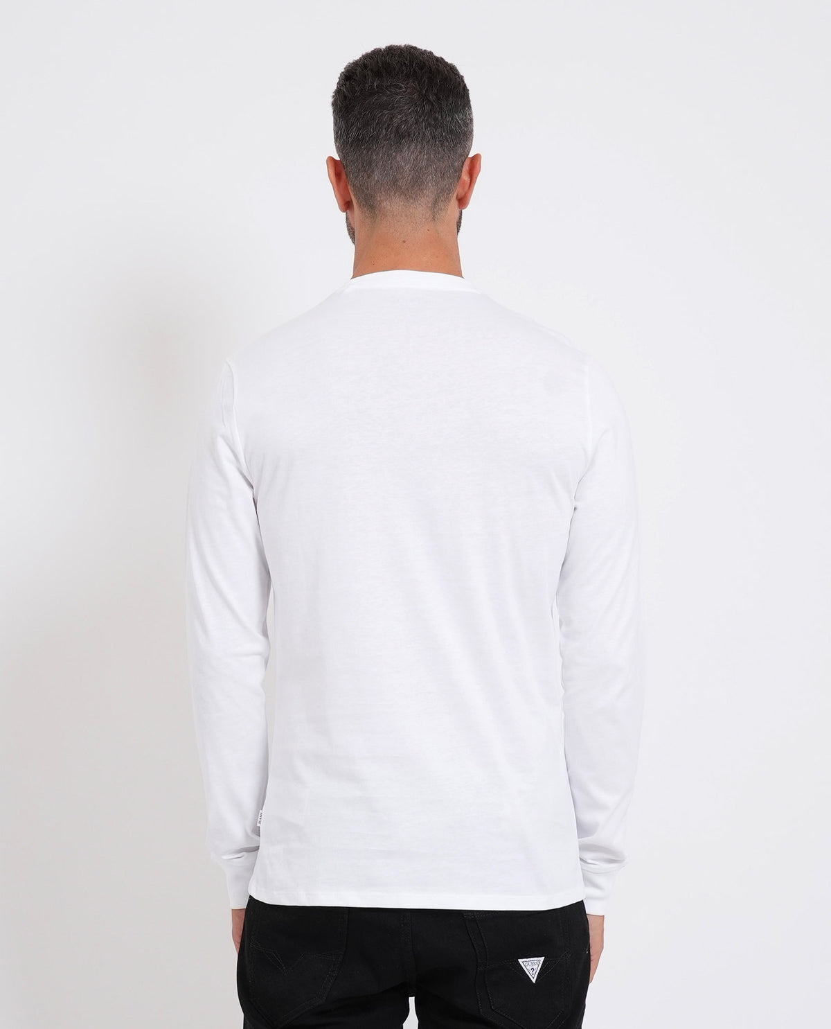 T-shirt Guess uomo slim fit a manica lunga<BR/> 